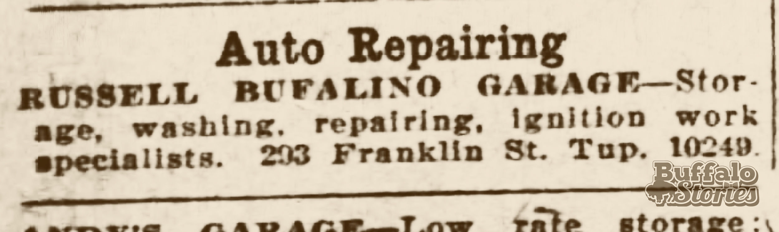 Bufalino Buffalo Times 1925